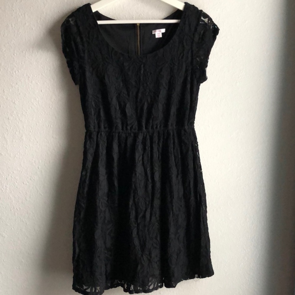 Lace little black dress